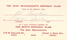 1960 Birthday Club